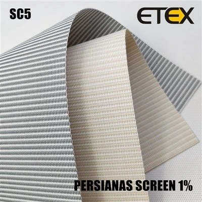 SC5 1% Rekaan Terkini Pelindung Matahari Bidai Fabrik Ketebalan Berat Berat