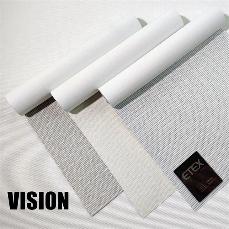 VISION White Foam Coating Roller Blinds Fabrics Hot Selling